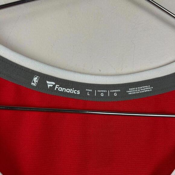 Atlanta Hawks Fanatics Jersey PRIZEPICKS #1 Red Icon NBA Men’s Size L NWT - Picture 7 of 8